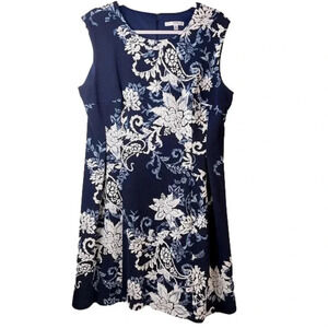 ☀️Studio One New York Blue Floral Dress